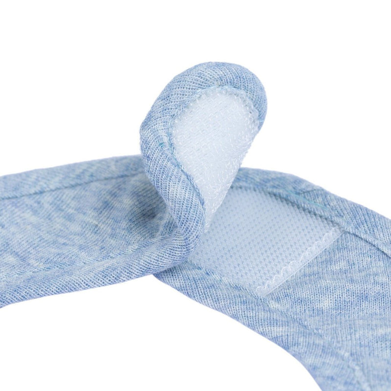 Lätzchen 'Bib Newborn', blau/gelb/grau - mimiundmax.at