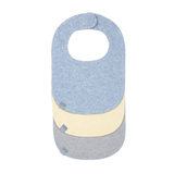 Lätzchen 'Bib Newborn', blau/gelb/grau - mimiundmax.at