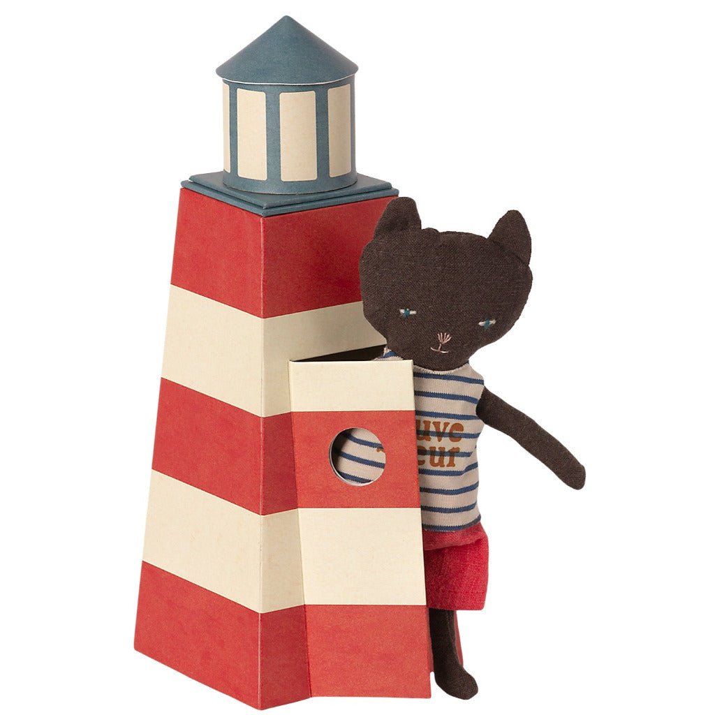 Leuchtturm mit Katze - mimiundmax.at