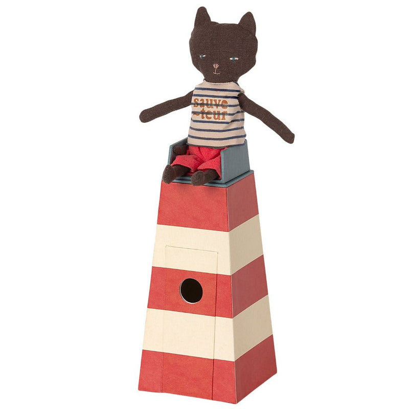 Leuchtturm mit Katze - mimiundmax.at
