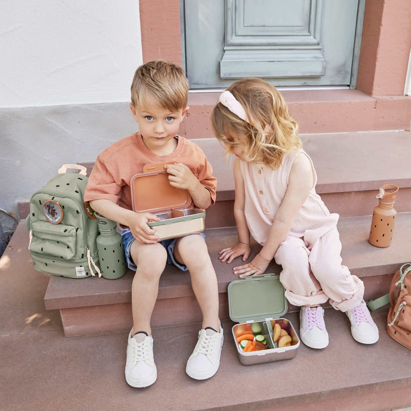 Lunchbox 'Happy Prints', olive - mimiundmax.at