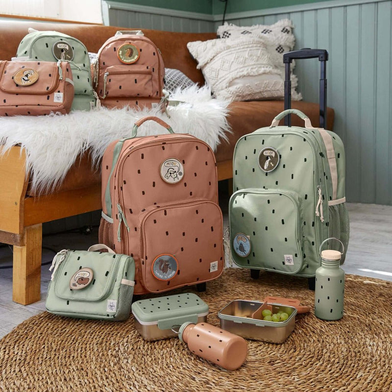 Lunchbox 'Happy Prints', olive - mimiundmax.at