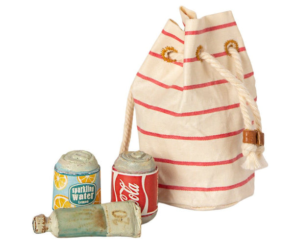Mäusestrandtasche mit Strandutensilien - mimiundmax.at
