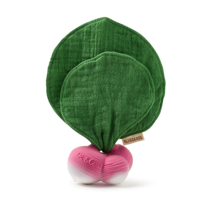 Mini-Schmusetuch/Beißring 'Ramona the Radish' - mimiundmax.at