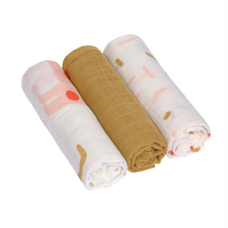 Mulltücher 'Heavenly soft', spicy orange - mimiundmax.at