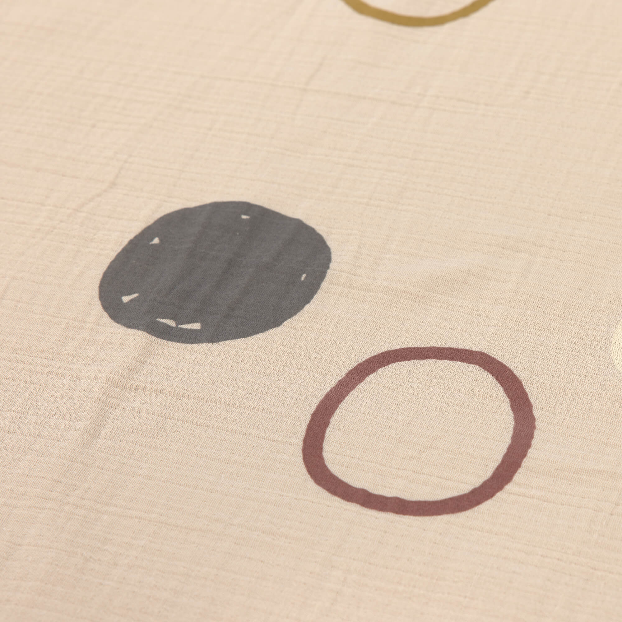 Muselindecke 'Circles offwhite' - mimiundmax.at