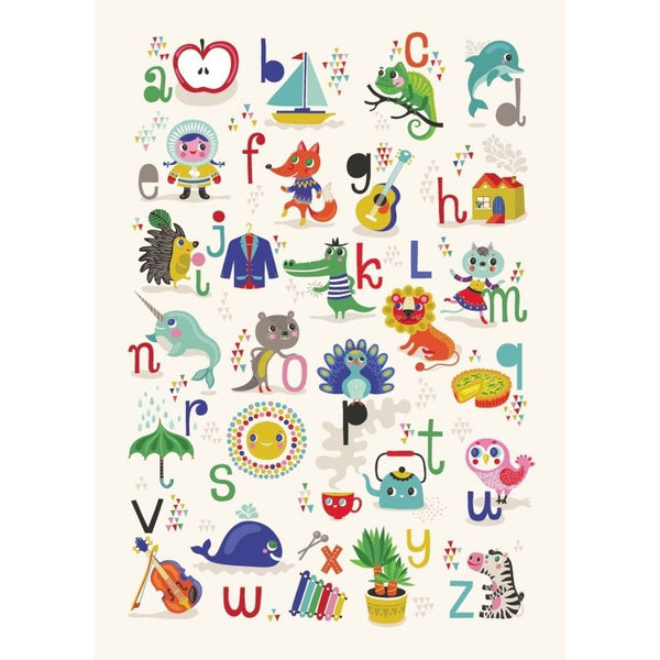 Poster "ABC - Apfel - Zebra" - mimiundmax.at