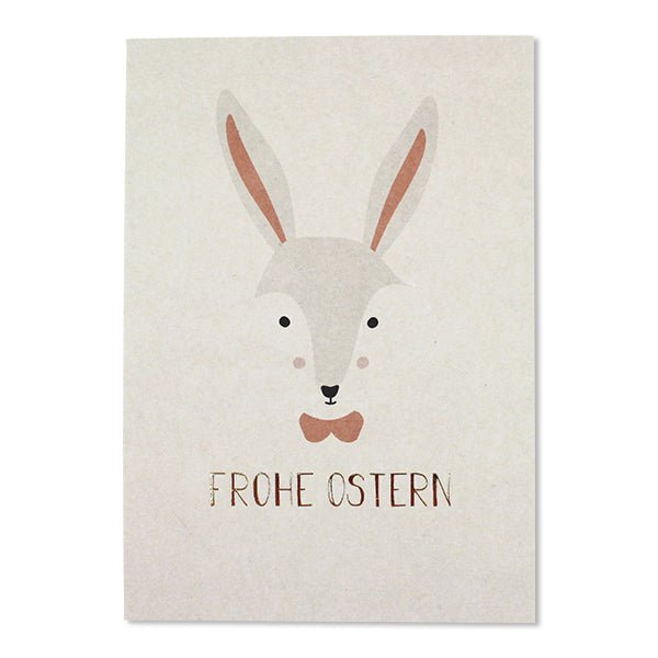 Postkarte "Frohe Ostern" Hase - mimiundmax.at