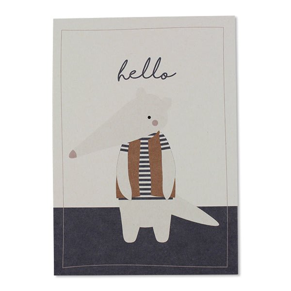 Postkarte 'Hello' - mimiundmax.at