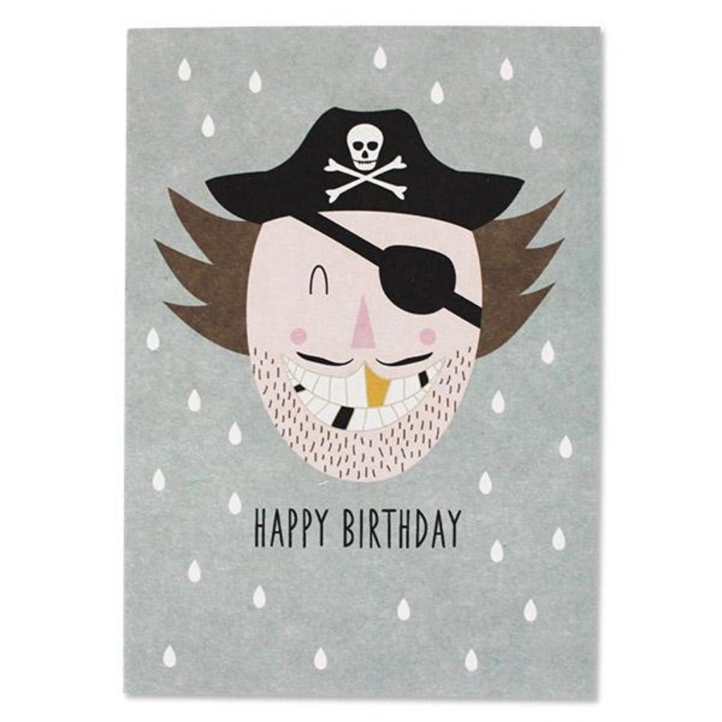 Postkarte Pirat "Happy Birthday" - mimiundmax.at