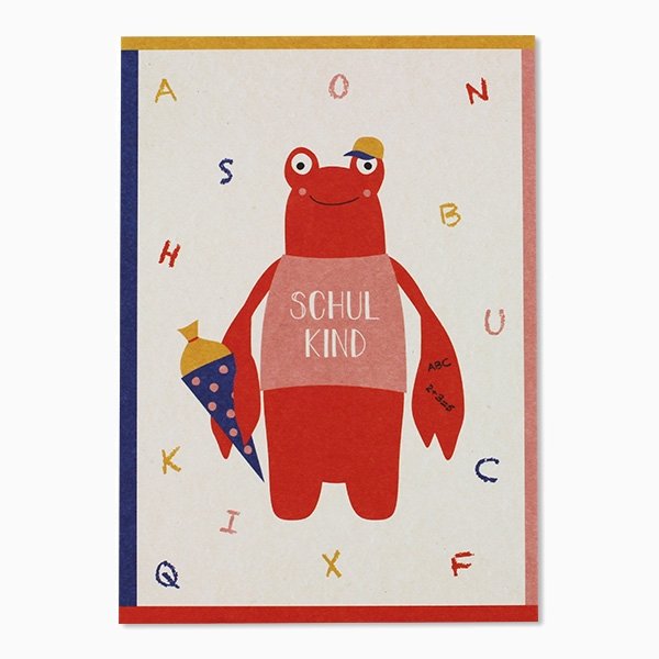 Postkarte "Schulkind" - mimiundmax.at