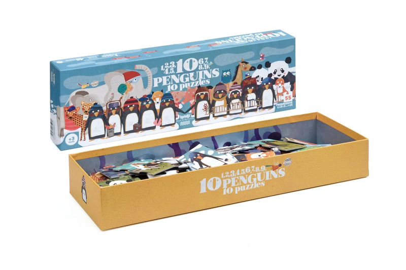 Puzzle '10 Penguines' - mimiundmax.at
