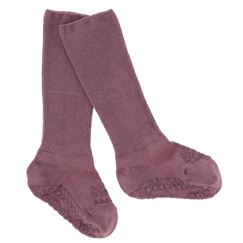 Rutschfeste Socken aus Bambus - Misty Plum - mimiundmax.at