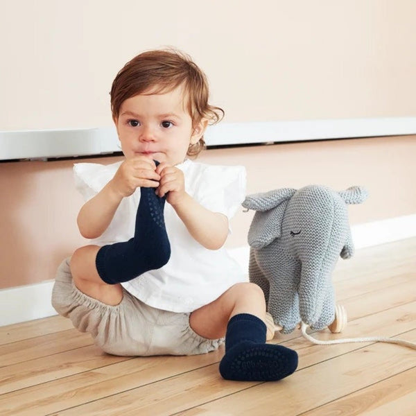 Rutschfeste Socken - Navy Blue - mimiundmax.at