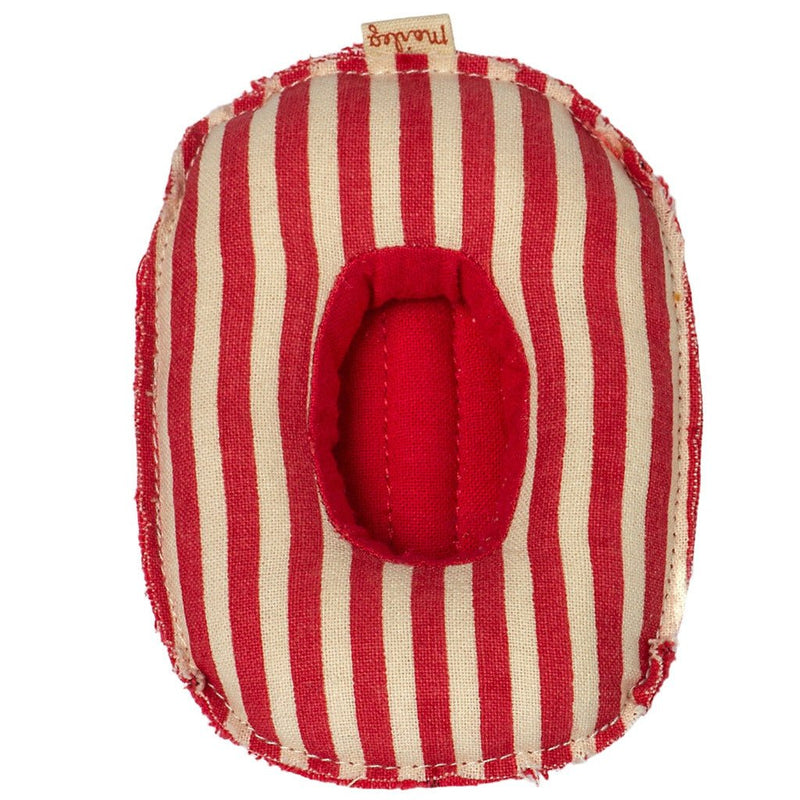 Schlauchboot, Kleine Maus - Rot gestreift - mimiundmax.at
