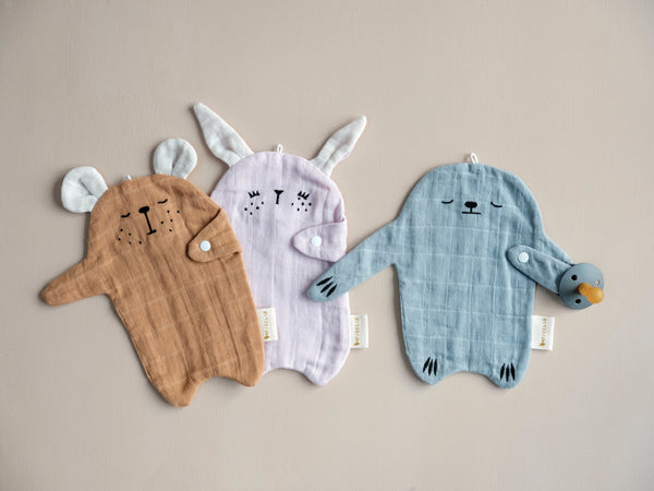 Schmusetuch 'Pacifier Cuddle Bunny' - mimiundmax.at