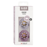 Schnuller 'Boheme', Fossil Grey/Mauve 2er Pack - mimiundmax.at