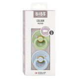 Schnuller 'Colour', Baby Blue/Pistachio 2er Pack - mimiundmax.at