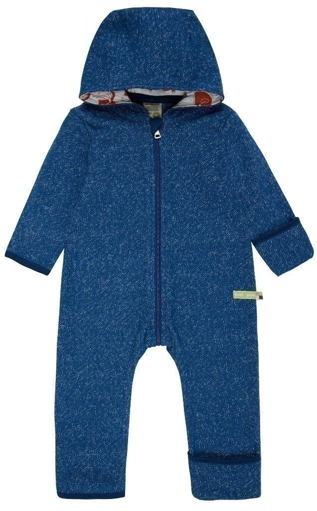 Strickoverall mit Fleece gefüttert, ultramarin - mimiundmax.at