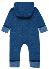 Strickoverall mit Fleece gefüttert, ultramarin - mimiundmax.at