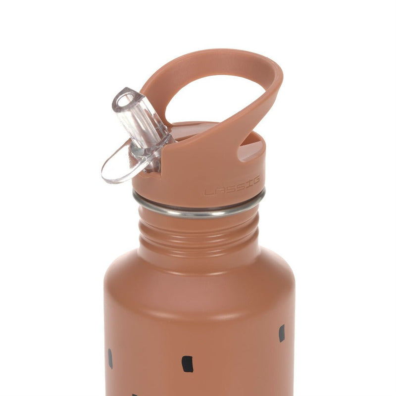 Trinkflasche 'Happy Prints', caramel 500ml - mimiundmax.at
