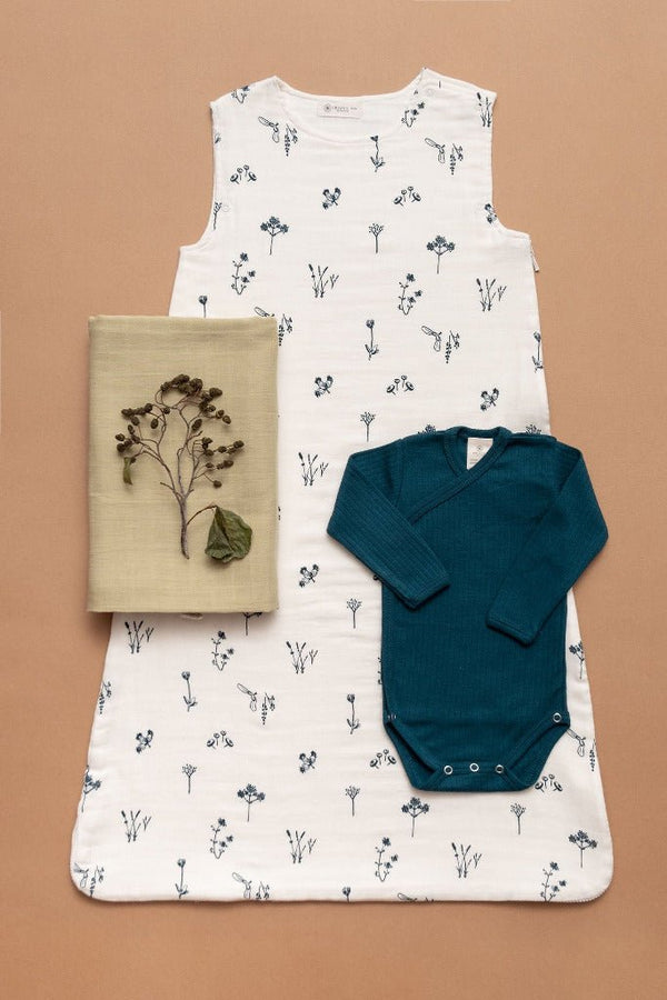 Verstellbarer Babyschlafsack 'Plants delight' - mimiundmax.at