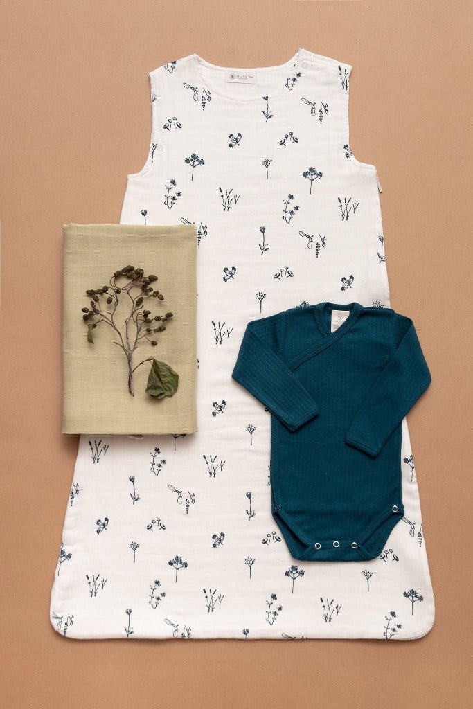 Verstellbarer Babyschlafsack 'Plants delight' - mimiundmax.at