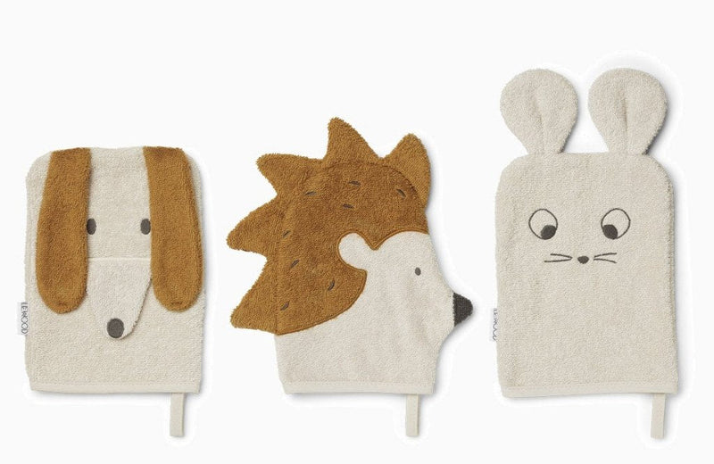 Waschlappen "Sylvester Friendship Sandy Mix" 3er-Pack - mimiundmax.at
