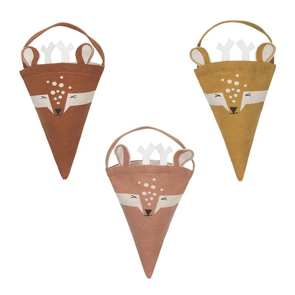 Weihnachtskegel "Deer-Mix" 3er Set - mimiundmax.at