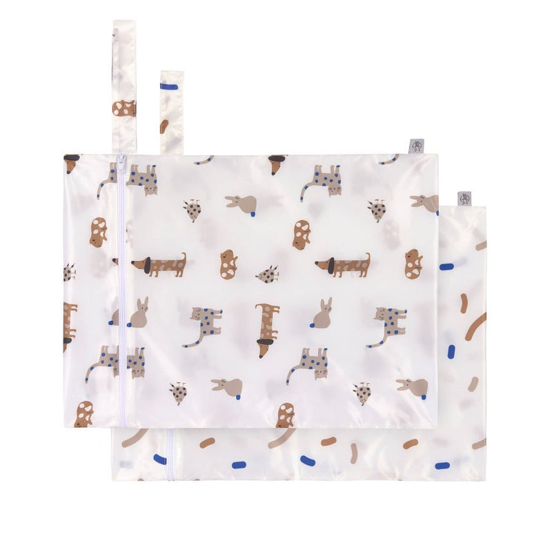 Wet Bag 'Little Mateys spicy', 2er Set, Royal Blau - mimiundmax.at