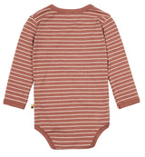 Wickelbody 'Derby Rib', nougat - mimiundmax.at