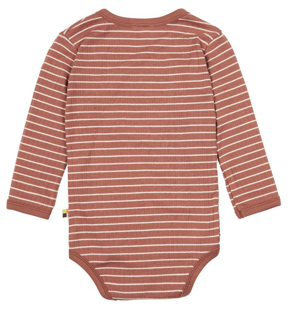 Wickelbody 'Derby Rib', nougat - mimiundmax.at