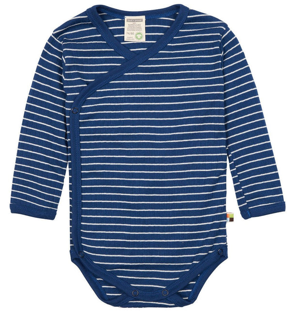 Wickelbody 'Derby Rib', ultramarin - mimiundmax.at