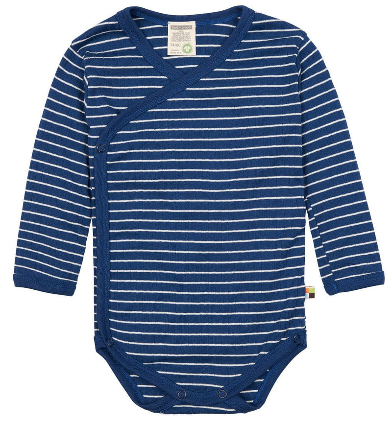 Wickelbody 'Derby Rib', ultramarin - mimiundmax.at