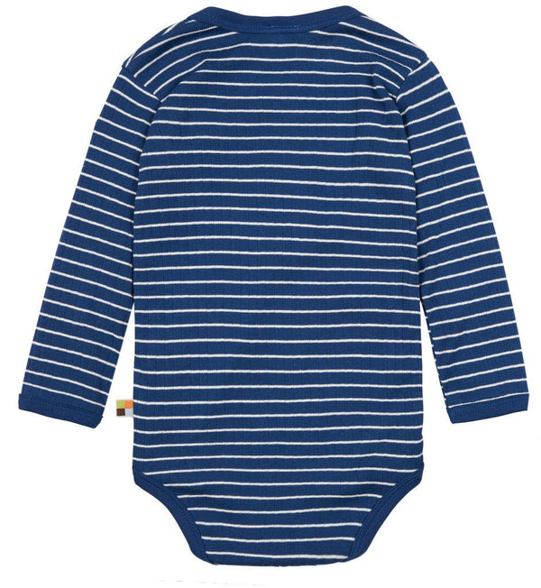 Wickelbody 'Derby Rib', ultramarin - mimiundmax.at