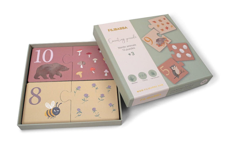 Zählpuzzle 'Nordische Tierwelt' - mimiundmax.at