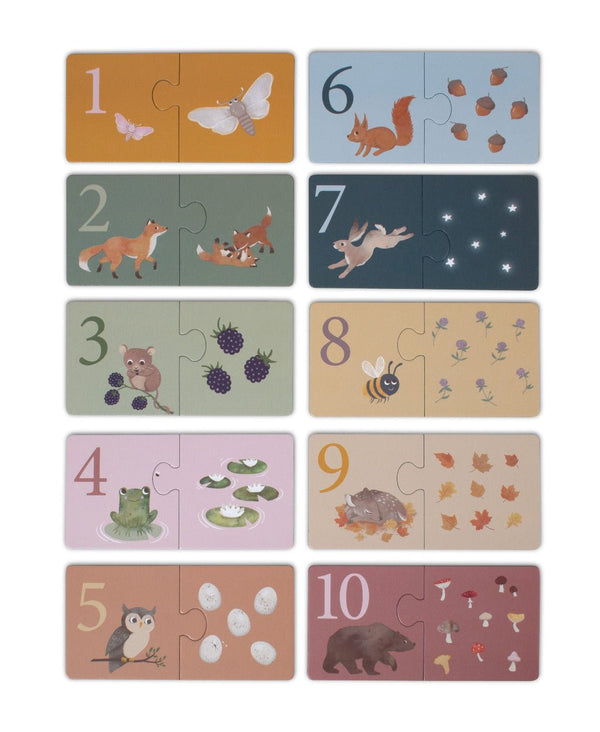 Zählpuzzle 'Nordische Tierwelt' - mimiundmax.at